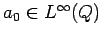$a_0\in L^{\infty}(Q)$