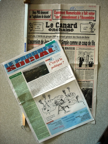 Le canard encha&icirc;n&eacute; et Le progr&egrave;s social